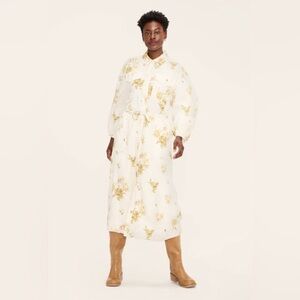 Woolrich x Target Long Sleeve Floral Utility Shirt Dress Size Large